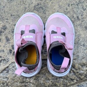 Nike Kids Pink and Black Sneakers